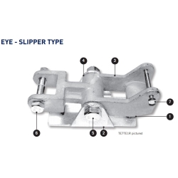 Tandem Axle Rocker Spares - Slipper Eye