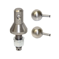 Towballs - Convert a ball - 2 Ball Set (Nickel Plated) 3/4" shank
