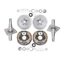 Trojan 10in Electric Drum Brake - Hub & Stub Kits - 1500-1750kg