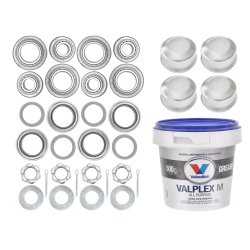 Trojan 1500kg Tandem Axle Refurb Kit + Grease
