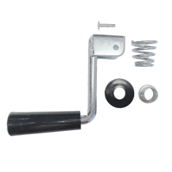 Trojan Jockey Wheel - Black Folding Handle