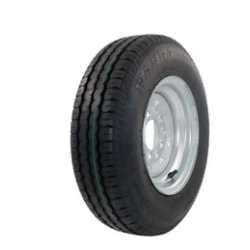 Wheel 4.00-10" Galv Spoke 5x4.5 & 5x4.25" PCD Rim 145R10 84N Road Tyre WR068