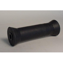 Marin-X Flat Keel Roller - 232mm - Black Rubber (Nylon Bushes)