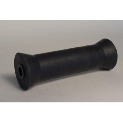 Marin-X Flat Keel Roller - 232mm - Black Rubber (Nylon Bushes)