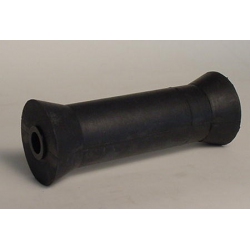 Marin-X Flat Keel Roller - 207mm - Black Rubber (Nylon Bushes)