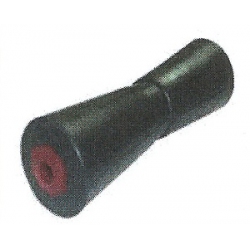 Marin-X Vee Keel Roller - 194mm - Black Rubber