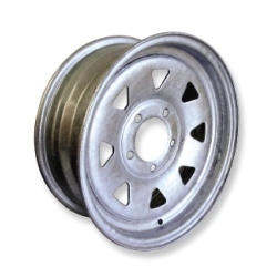 Trojan Trailer Wheel Rim Only 16"x 6" Galv - 6 x 5.5"pcd (4WD)
