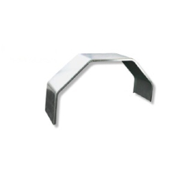 Trojan Mudguard Single Axle Steel Folded with Rolled Edge - 220W x 740L
