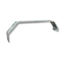 220mm Wide - Steel Press Folded with Rolled Edge - Trojan - Tandem Axle  Mudguard - Pair