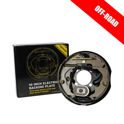 10\" Electric Backing Plates - Off Road Electric Drum Brakes - Left