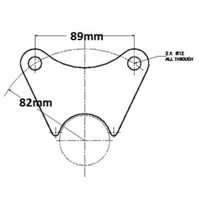 ALKO Caliper Mount - Weld on
