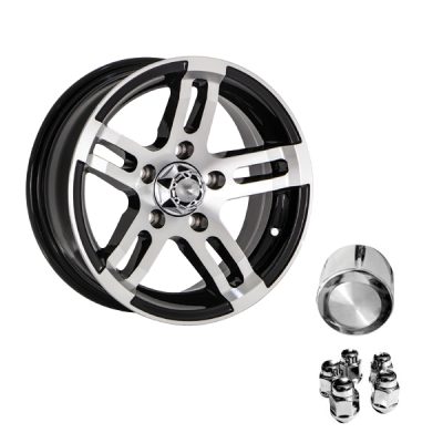 Alloy Trailer Rim 14\"x 6\" - 1000kg Capacity