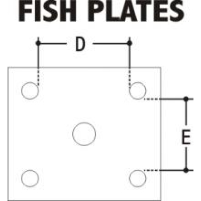 CM Axle U Bolt - Fish Plates
