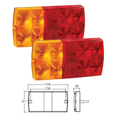 Narva Model 36 LED Tail Lamp - Each
