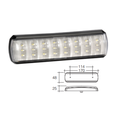 Narva Model 38 LED Tail Lamp - 10-30v