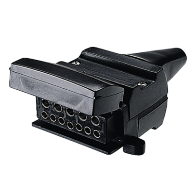 Narva Trailer Plug - 12 Pin Flat Socket
