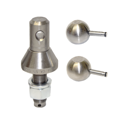 Towballs - Convert a ball - 2 Ball Set (Nickel Plated) 3/4\" shank
