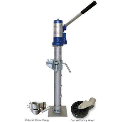 1500kg Capacity - Trail-A-Mate Mk II Hydraulic Lifting Jack - Optional Jockey Wheel