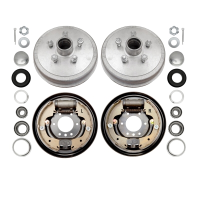 Trojan 1250kg Drum Braked Hub Kit - 9\" Hydraulic Drum - 5x4-1/2x1/2