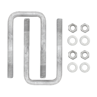 Square U Bolts & Nuts - Pairs
