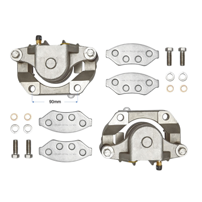 Trojan Disc Brake - Hydraulic Calipers - Stainless Steel - Axle Kit