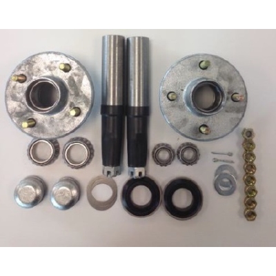 1000kg Non-Braked - 4x4\" PCD - ALKO ATV Hub & Stub Axle Kit