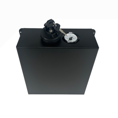 aufocus 5L Aluminium Fuel Tank Cover - Plain Matt Black