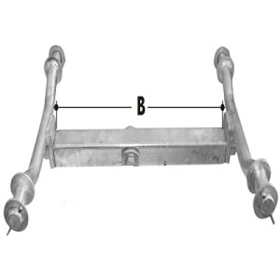 CM Wobble Roller - Beam for Quad Roller Axle