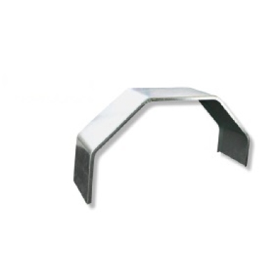 Trojan Mudguard Single Axle Steel Folded with Rolled Edge - 220W x 740L