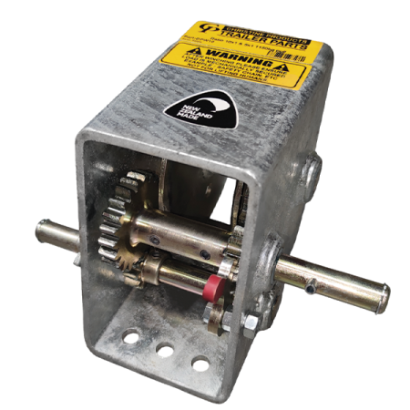 1150kg Capacity Boat Trailer Winch - 10:1/5:1 Ratio - 2 Handles - Christine Products_2