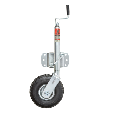 220kg Premium Jockey Wheel - 350mm Pneumatic Tyre - Swivel Mount - Trojan_1