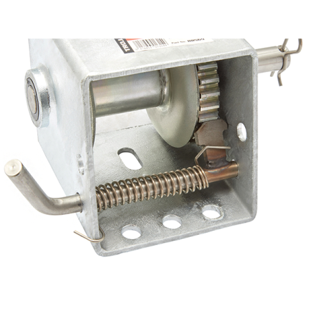 250kg Capacity Boat Trailer Winch - 1:1 Ratio - Wire Cable - Trojan_3