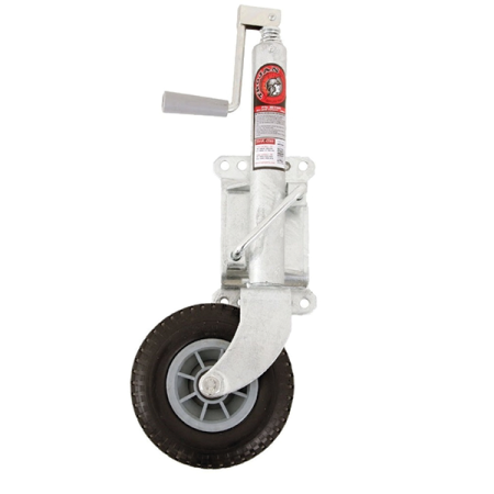 350kg Jockey Wheel - 250mm Solid Tyre - Swivel Mount - Trojan_1