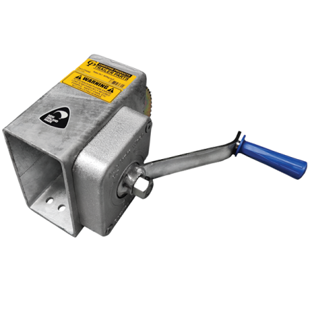 400kg Capacity Braked Boat Trailer Winch - Ratio 5:1 - Christine Products_1