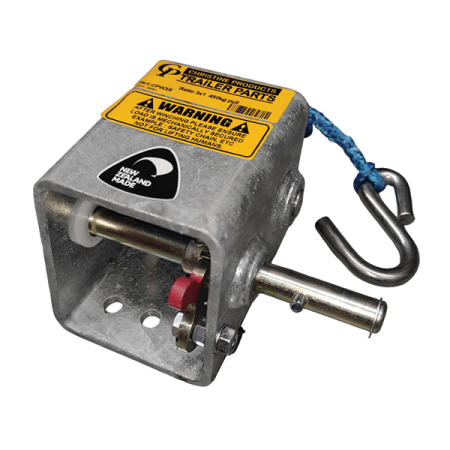 450kg Capacity Boat Trailer Winch - 3:1 Ratio - Rope - Christine Products_2