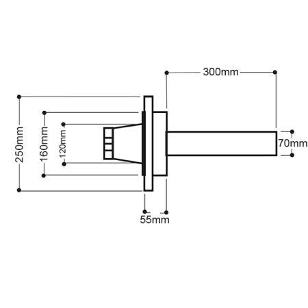 6000kg Non-Braked - 6x205mm PCD - CM Hub & Stub Axle Kit_2