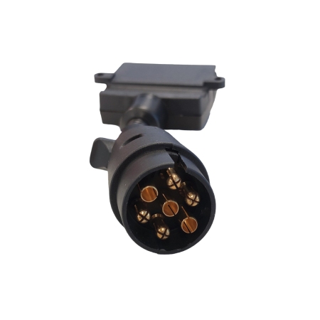 Trojan 7 Pin Round Male (Vehicle) to 7 Pin Flat Female (Trailer End)_3