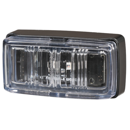 9–33 VOLT LED FRONT END OUTLINE MARKER (WHITE) WITH BLACK BASE_2