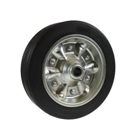 Maypole Jockey Wheel Only - European - 230mm HD Steel/Rubber_1