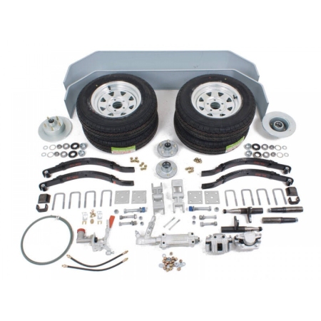 ALKO Tandem Axle Trailer Kit - Hydraulic Braked - 2400kg - 13\"