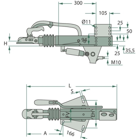 BPW Coupling - ZAF2,8-2 Overrun Coupling_2