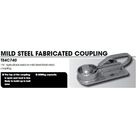 CM Coupling - Fabricated Weld on - 1 7/8\" - 2000kg_2
