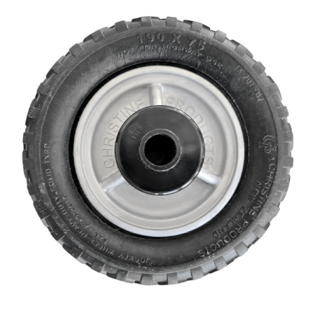 Christine Jockey Wheel Only - 190x75mm - 19.05mm 3/4\" Axle - Alloy Rim_1