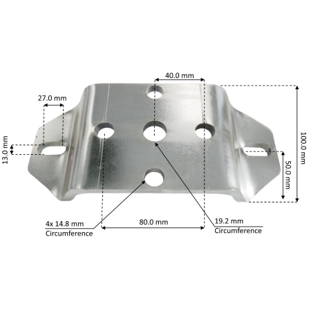 Christine Swivel Plate Bolt on 8mm_3