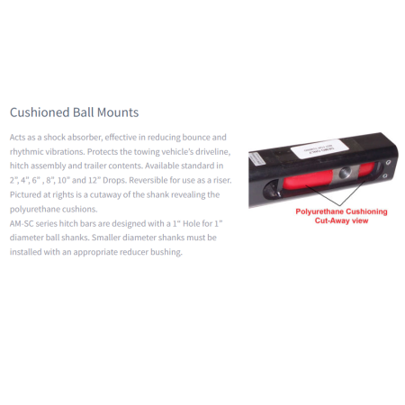 Convert-A-Ball - 4500kg - 6\" 150mm Drop - Cushioning Mount_4