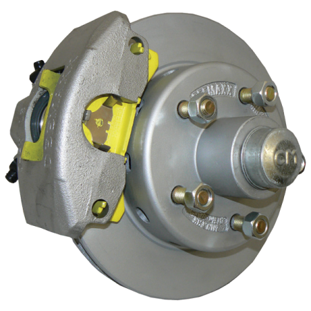 DeeMaxx Hyd Disc Brake Axle Kit 1500kg - 1 Piece Vented Rotor/Hub_2