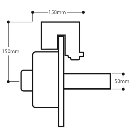 DeeMaxx Hydraulic Disc Brake Axle Kit 2000kg - 2 Piece Rotor/Hub_3
