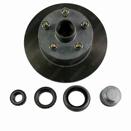 Disc Brake Rotor Galvanised - 1500kg - 10\" - 4x4.5\" PCD - SL Bearings_1