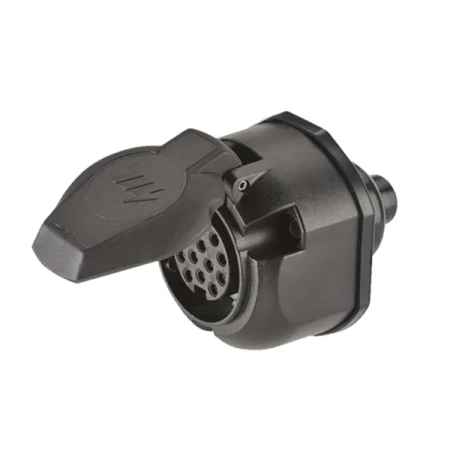 Euro 13 Pin Socket - Rear Mounted_1