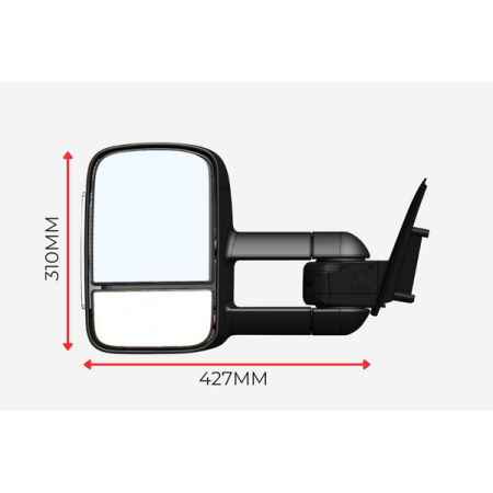 Isuzu D-MAX & MU-X - 2012-2019 - Classic ClearView Towing Mirror_2